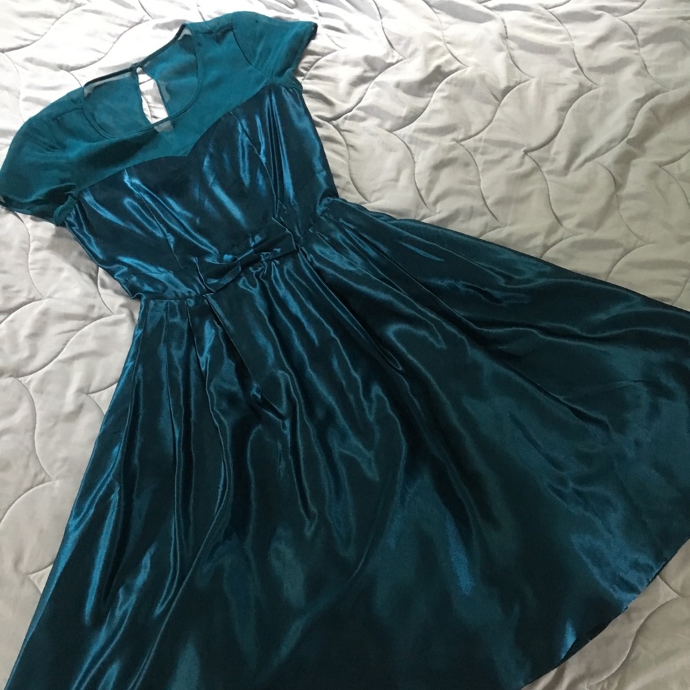 Vintage Teal Dreamy Dress